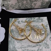 Dior Earrings Gold Tower 05 - 3