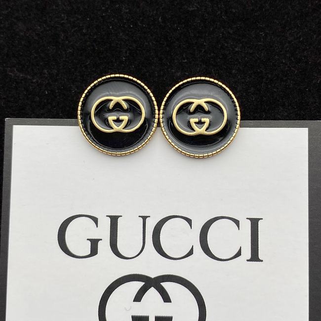 Gucci Earrings Black 284 - 1
