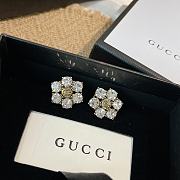 Gucci Earrings Gold Flower 300 - 1