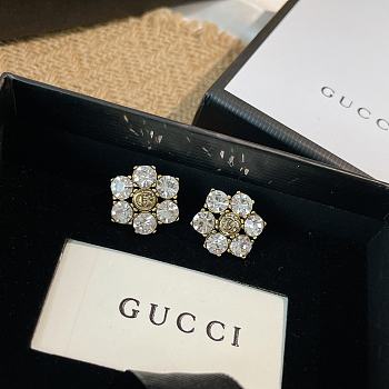 Gucci Earrings Gold Flower 300