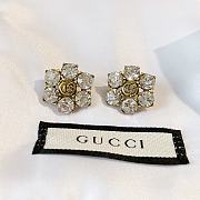 Gucci Earrings Gold Flower 300 - 3