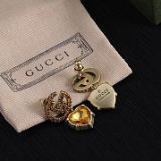 Gucci Earrings Gold Heart 06 - 4