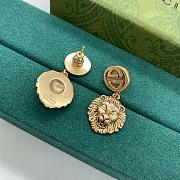 Gucci Earrings Gold Lion 06 - 5
