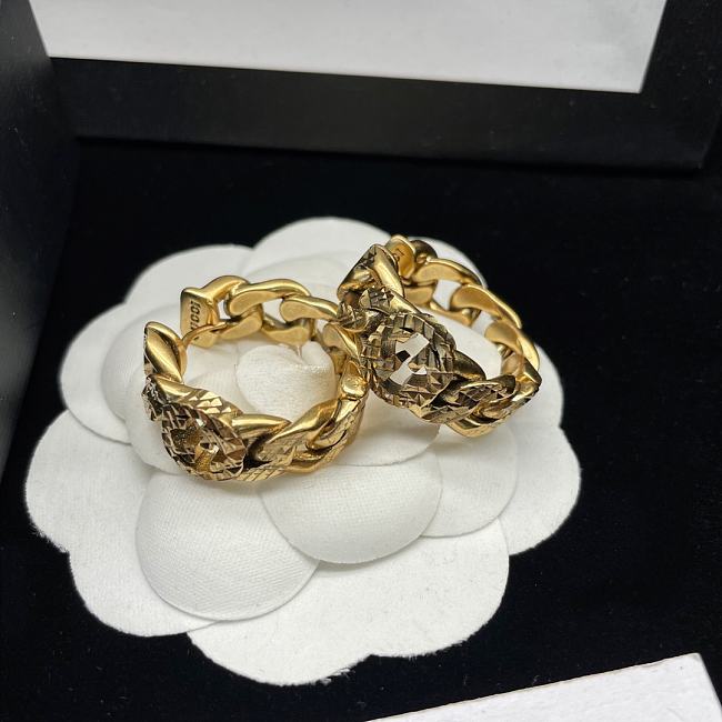 Gucci Earrings Round Gold 15 - 1