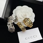 Gucci Earrings Round Gold 15 - 5