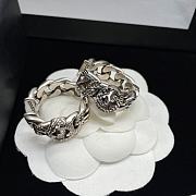 Gucci Earrings Round Silver 15 - 1