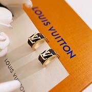 Louis Vuitton Earrings Black Gold 73 - 1