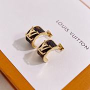 Louis Vuitton Earrings Black Gold 73 - 5