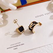 Louis Vuitton Earrings Black Gold 73 - 4