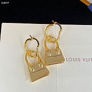 Louis Vuitton Earrings Gold Bag 06 - 3