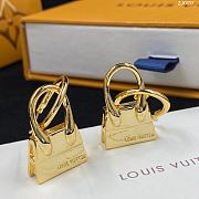 Louis Vuitton Earrings Gold Bag 06 - 2