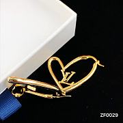 Louis Vuitton Earrings Gold Heart 25 - 3