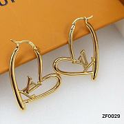Louis Vuitton Earrings Gold Heart 25 - 4