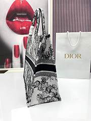 Dior Black Apricot Book Tote Shopping Bags Size 41x32x16cm - 5