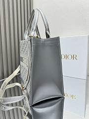 Dior Gray Embroidered Patchwork Size 36×27×16 - 2