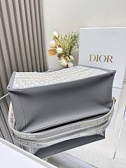Dior Gray Embroidered Patchwork Size 36×27×16 - 4