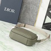 Dior Khaki Zip Messenger Bag size 23x17x7cm - 4