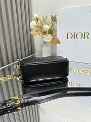 Dior Black Caro Camera Bag B930314 size 19x13x4cm - 2
