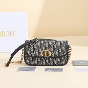 Dior Blue Oblique Print Montaigne Avenue Size 22x12x6cm - 1