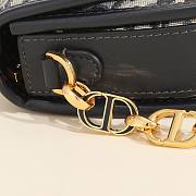 Dior Blue Oblique Print Montaigne Avenue Size 22x12x6cm - 6