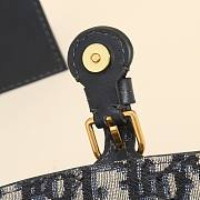 Dior Chain Handbag Blue Oblique B930292 Size 21x12x4cm - 3