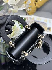 Dior Four-Square Star Pegs Black B930515 Size 20x16x8cm - 3