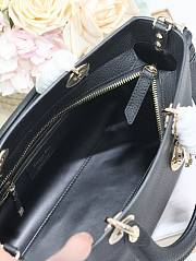 Dior Litchi Leather Bag Black Size 30x120x13cm - 3