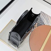 Dior Mini Book Tote Handbag Black B930497 Size 21x13x7cm - 4