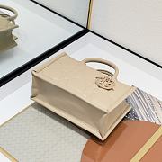 Dior Mini Book Tote Handbag Cream B930496 Size 21x13x7cm - 6