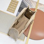 Dior Mini Book Tote Handbag Cream B930496 Size 21x13x7cm - 3