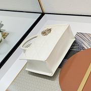 Dior Mini Book Tote Handbag White B930495 Size 21x13x7cm - 4