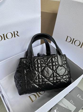 Dior Toujours Bag Wax Black Trumpet B930332 Size 23×15×15cm