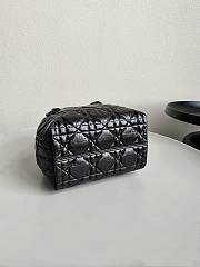 Dior Toujours Bag Wax Black Trumpet B930332 Size 23×15×15cm - 4