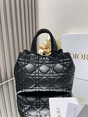 Dior Toujours Handbag Black B930551 Size 28x19x21cm - 6