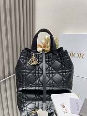 Dior Toujours Handbag Black B930551 Size 28x19x21cm - 5