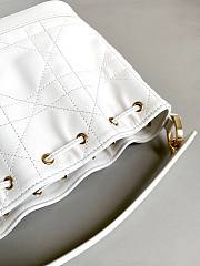 Dior White Marlema Bucket White B930499 Size 17x16x9cm - 6