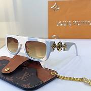 LV Monogram Tribute White Sunglasses 01 - 1