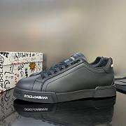 Dolce & Gabbana Calfskin Nappa Portofino Sneaker Black - 4