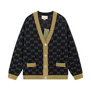 GG Cotton Lamé Cardigan Black - 6