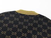 GG Cotton Lamé Cardigan Black - 4