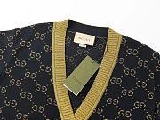 GG Cotton Lamé Cardigan Black - 3