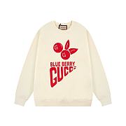 Gucci Blueberry Sweatshirt Cream - 6