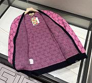 Gucci Cardigan Wool Jacquard Pink - 3