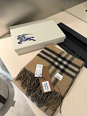 Burberry Plaid Scarf 1160 Brown Size 210x45cm - 2