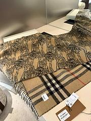 Burberry Plaid Scarf 1160 Brown Size 210x45cm - 5