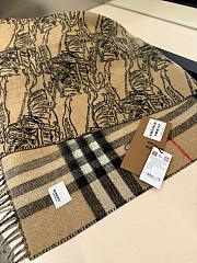 Burberry Plaid Scarf 1160 Brown Size 210x45cm - 4