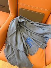 Burberry Scarf Cashmere 1157 Grey Size 200x100cm - 6