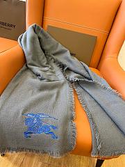 Burberry Scarf Cashmere 1157 Grey Size 200x100cm - 4