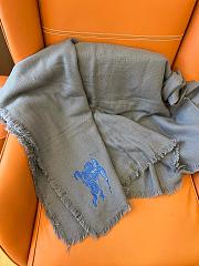Burberry Scarf Cashmere 1157 Grey Size 200x100cm - 3