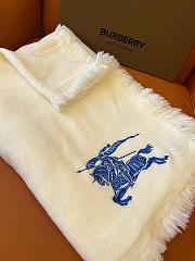 Burberry Scarf Cashmere 1157 White Size 200x100cm - 4